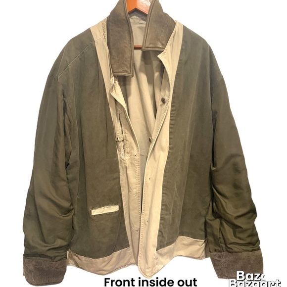 Banana Republic Vintage Field Khaki Jacket Field Jacket Sz:Large - Picture 5 of 12